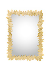 Leaf Rectangular Mirror  Ginger and Jagger